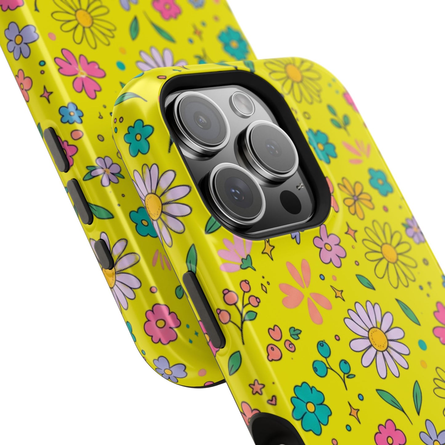 Floral Ditsy Phone Case — Magnetic Impact-Resistant Protective Cover