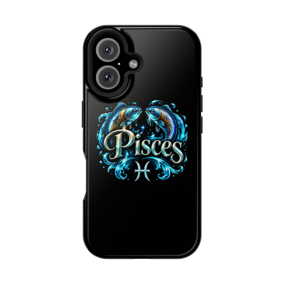 Pisces Magnetic Impact-Resistant Phone Case — Zodiac Fish Astrology Design