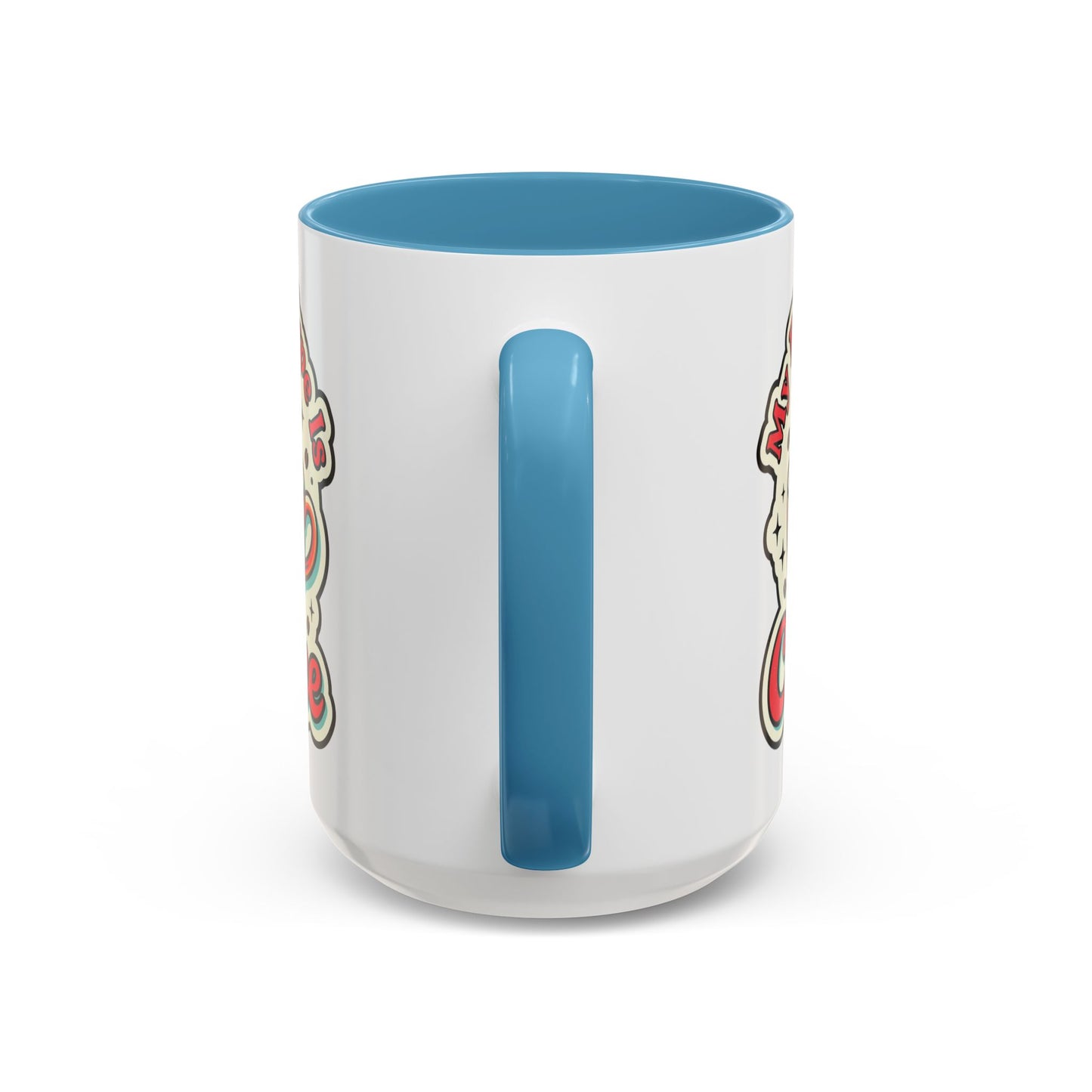 Coffee Mug - "My Blood Type Is Coffee" Accent Ceramic Mug (11oz & 15oz)