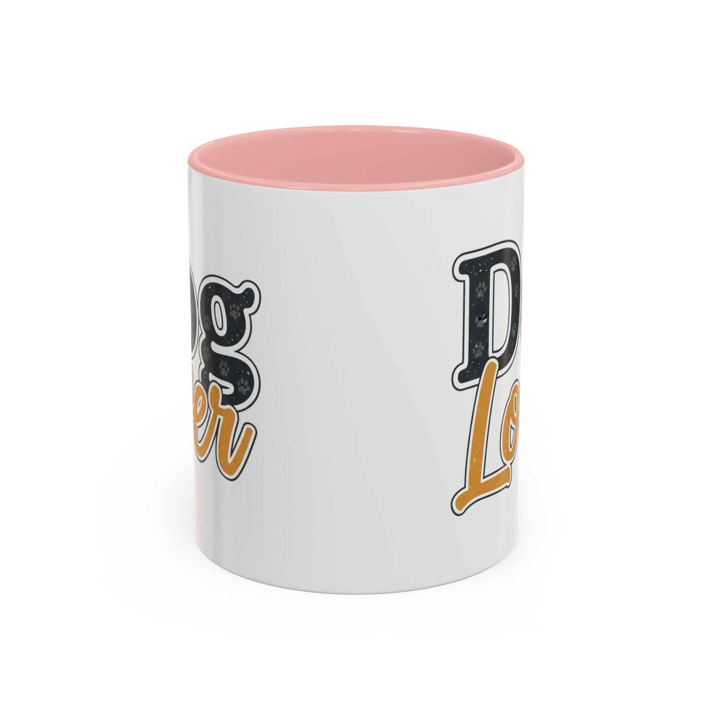 Dog Lover Accent Coffee Mug — 'Dog Lover' 11/15oz Ceramic Mug
