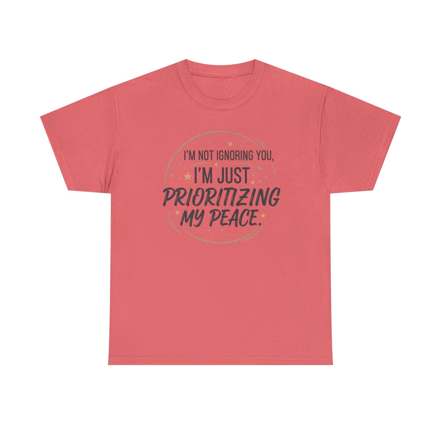Prioritizing My Peace T-Shirt | Self Care Quote Tee