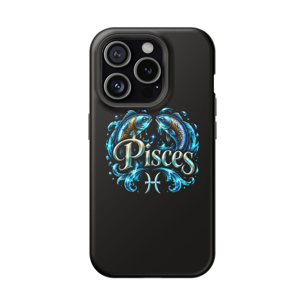 Pisces Magnetic Impact-Resistant Phone Case — Zodiac Fish Astrology Design