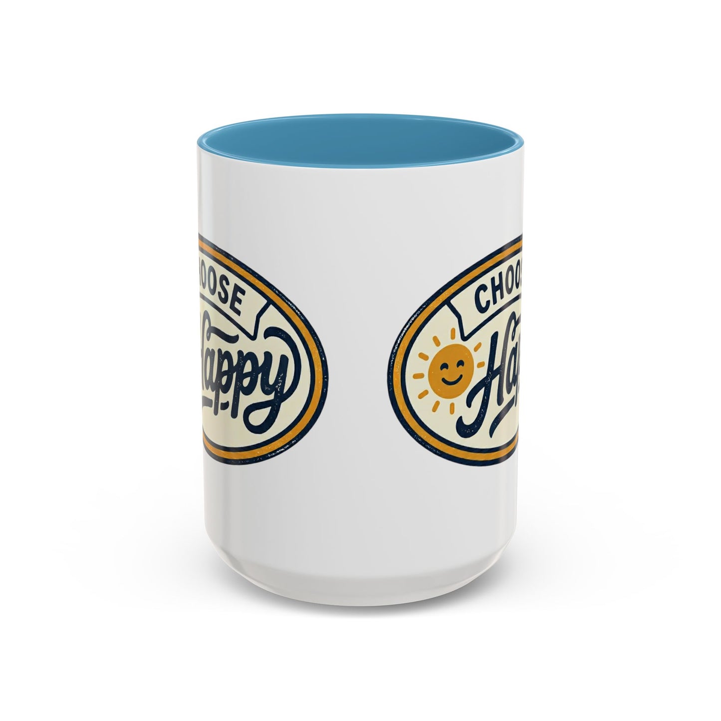 Choose Happy Coffee Mug — Inspirational Ceramic Accent Mug (11/15oz)