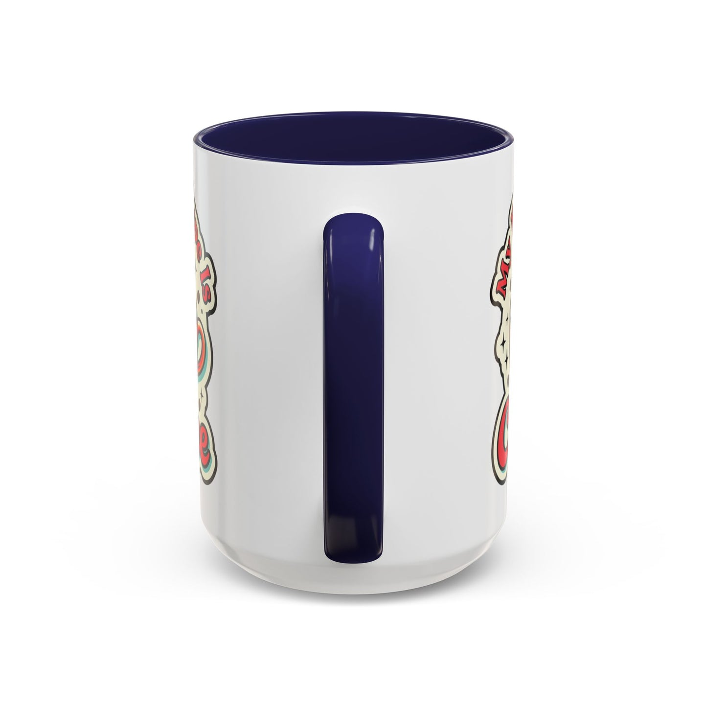 Coffee Mug - "My Blood Type Is Coffee" Accent Ceramic Mug (11oz & 15oz)