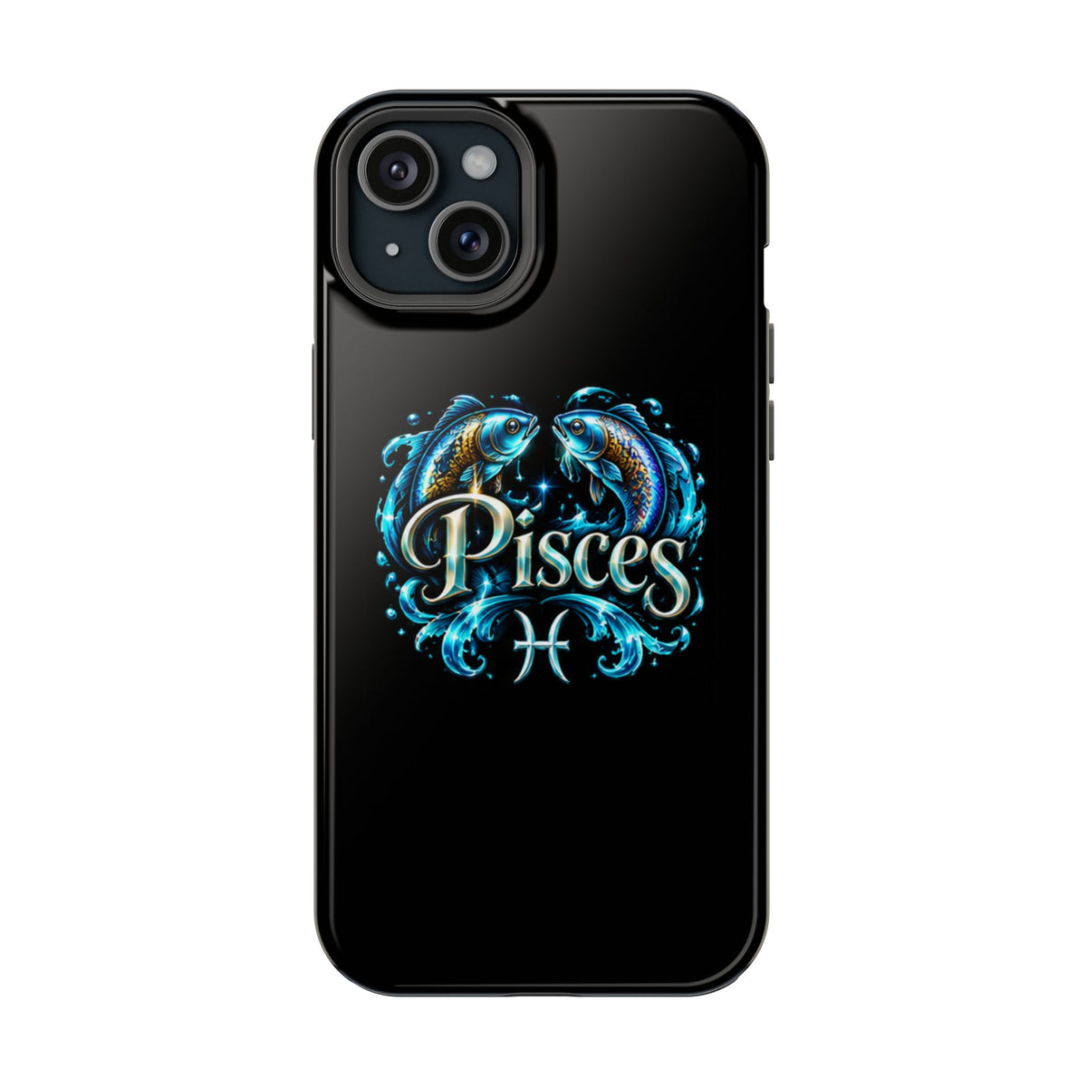 Pisces Magnetic Impact-Resistant Phone Case — Zodiac Fish Astrology Design