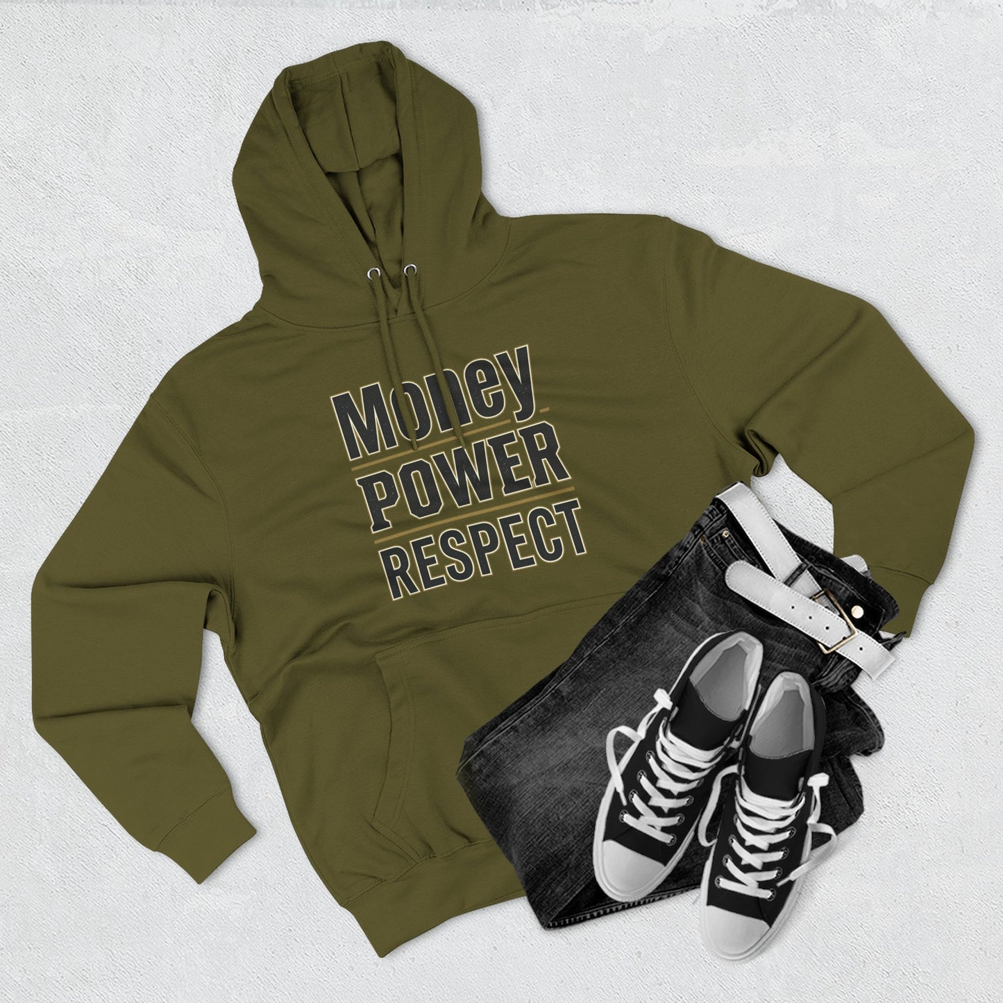 Money • Power • Respect Hoodie – Bold Graphic Fleece Pullover