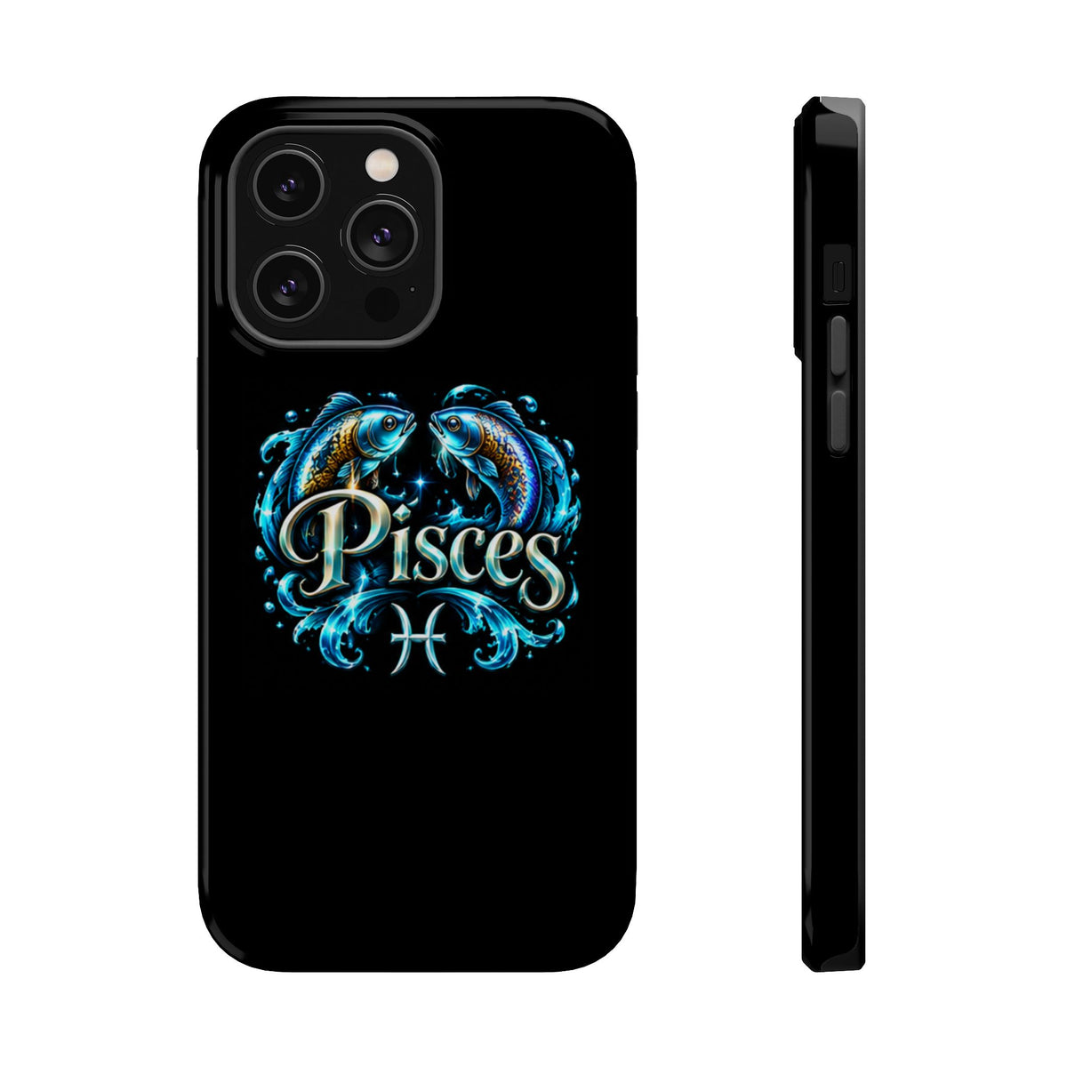 Pisces Magnetic Impact-Resistant Phone Case — Zodiac Fish Astrology Design