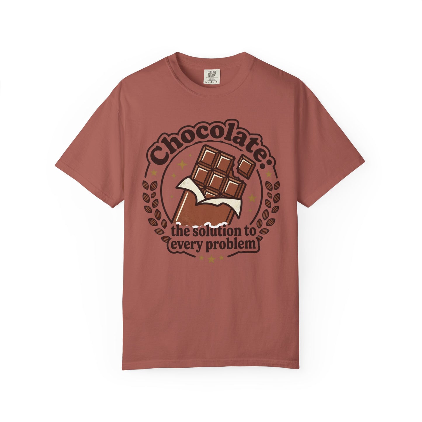 Chocolate the solution to every problem T-Shirt | Graphic Tee