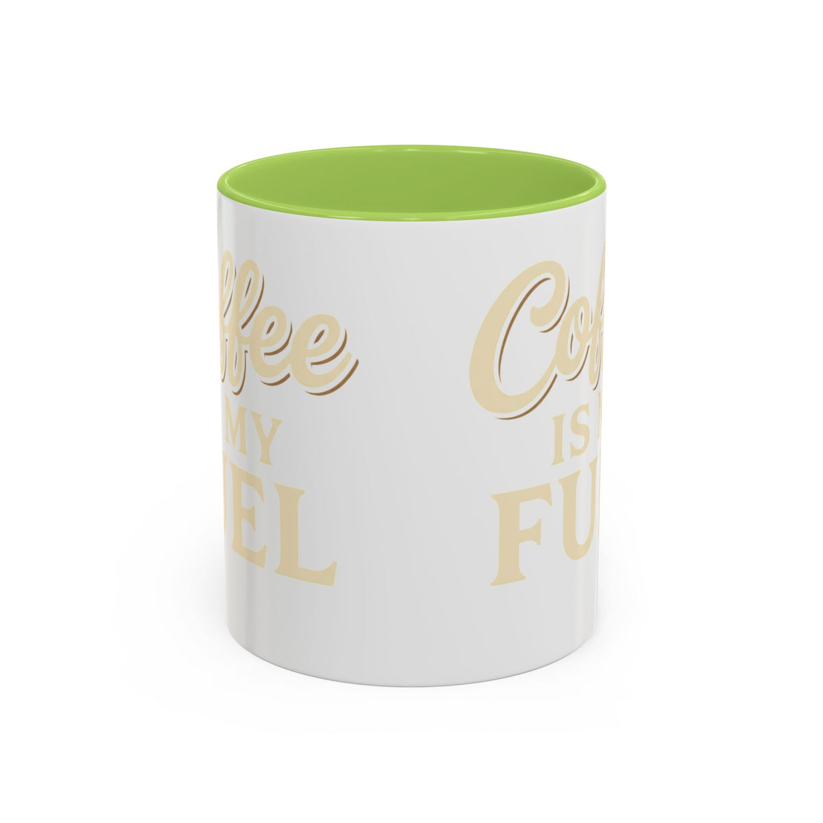 Coffee Is My Fuel Accent Coffee Mug — 11/15oz Ceramic Gift for Coffee Lovers