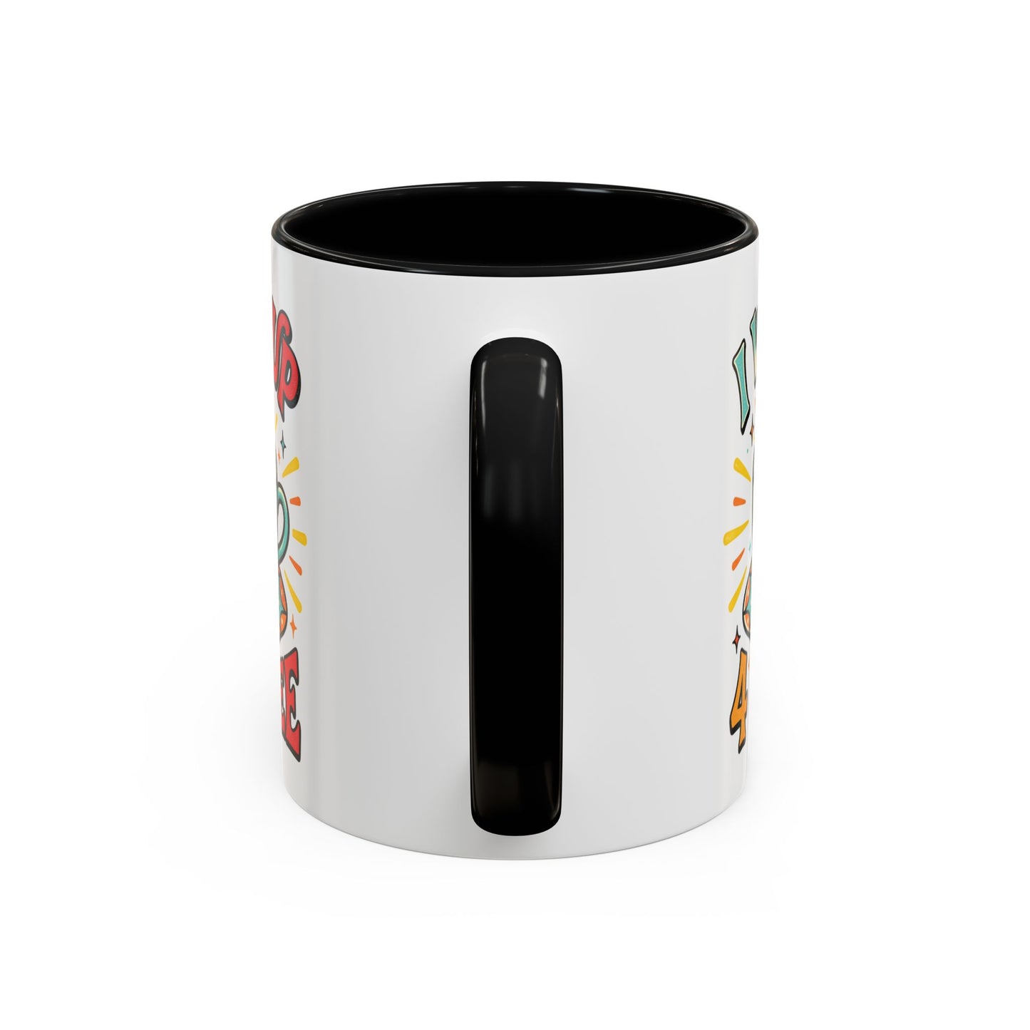 Coffee Mug — "I Wake Up 4 Coffee" Accent Ceramic Mug (11/15oz)