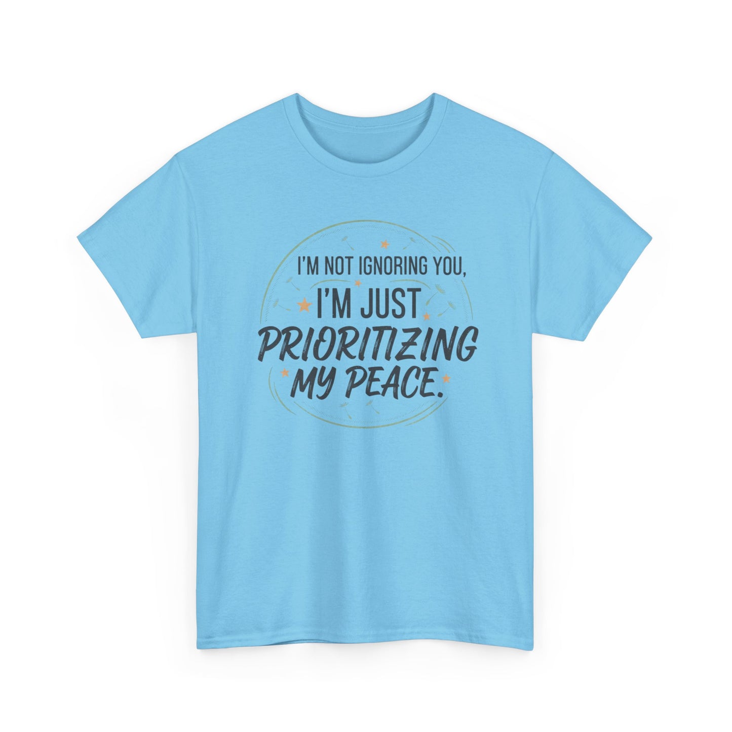Prioritizing My Peace T-Shirt | Self Care Quote Tee