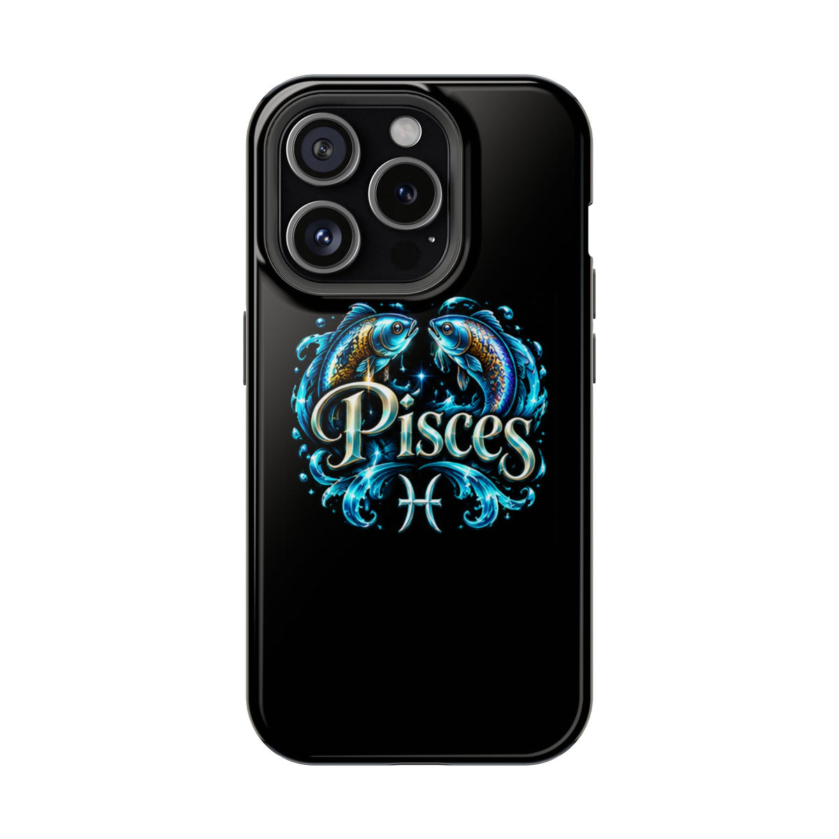 Pisces Magnetic Impact-Resistant Phone Case — Zodiac Fish Astrology Design