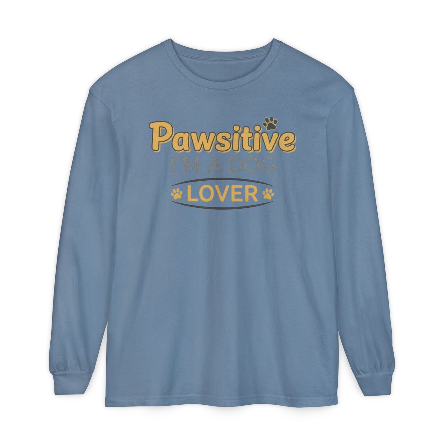 Pawsitive I'm a Dog Lover Long Sleeve T-Shirt | Dog Paw Tee