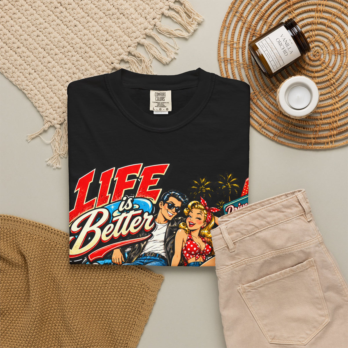 Life Is Better Drive-In Vintage T-Shirt