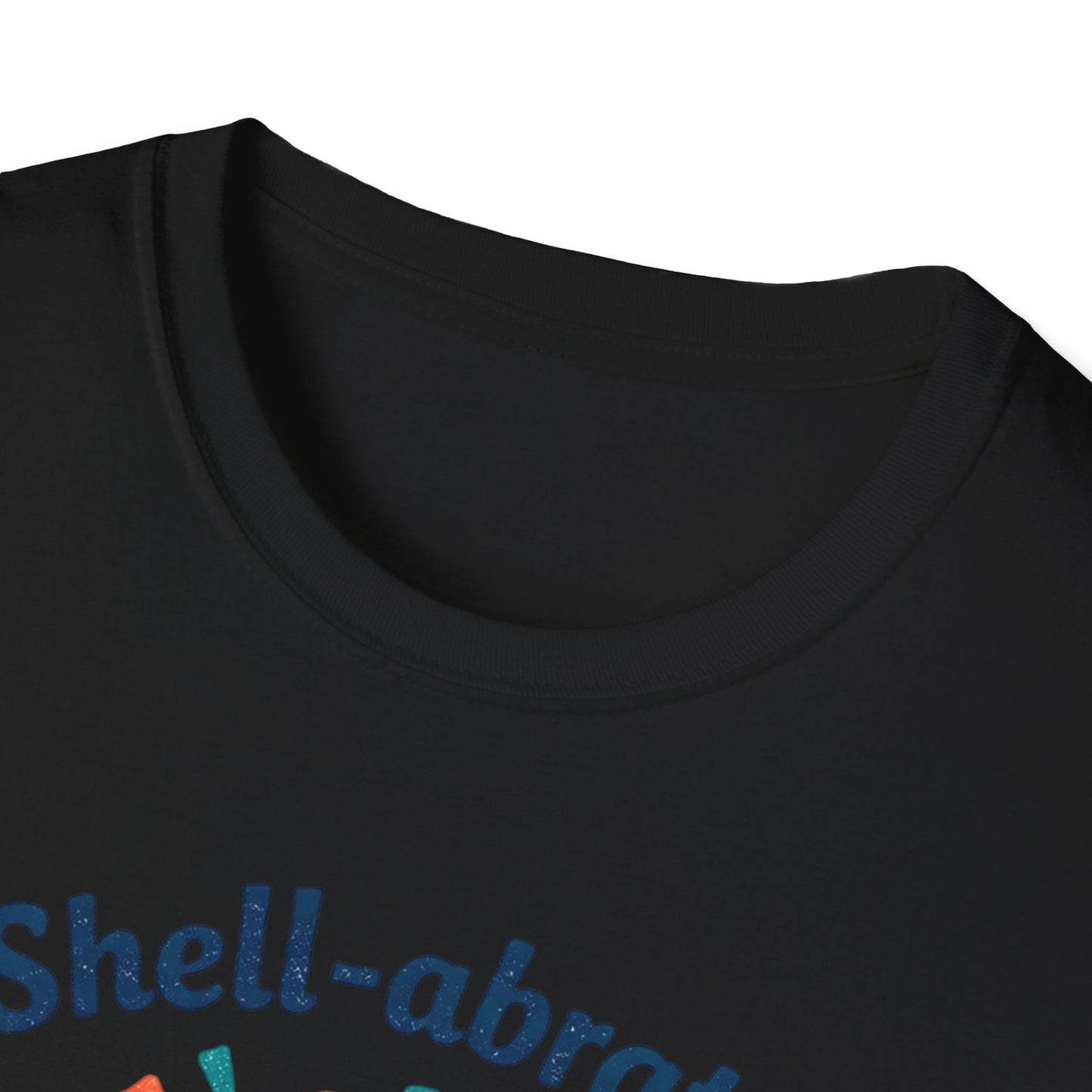 Shell-abrate Happy Seashell T-Shirt — "life's little moments" Cute Beach Graphic Tee