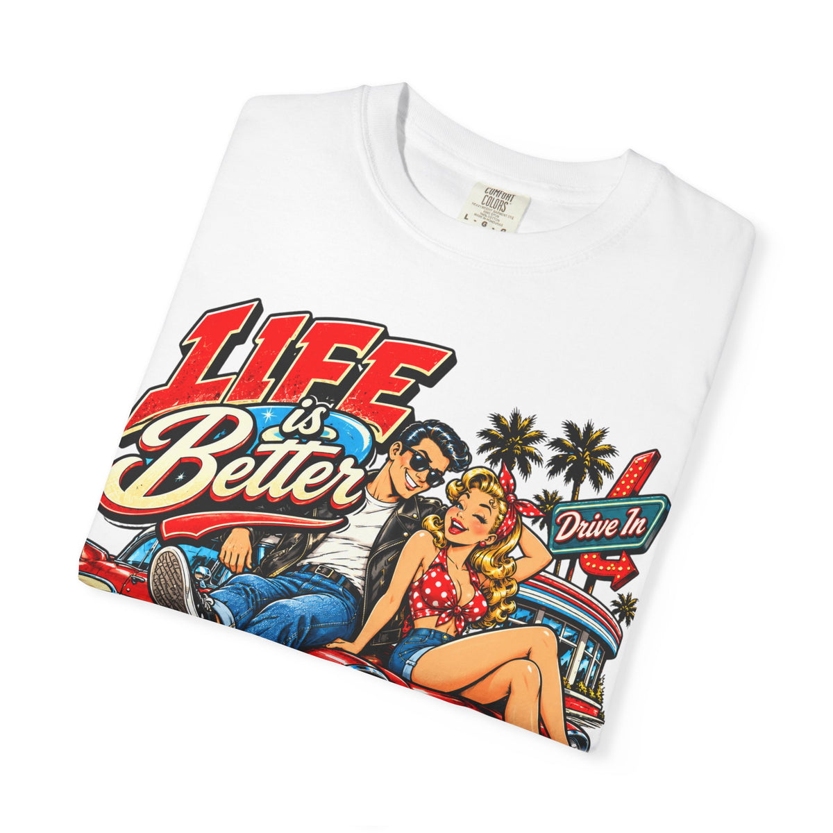 Life Is Better Drive-In Vintage T-Shirt