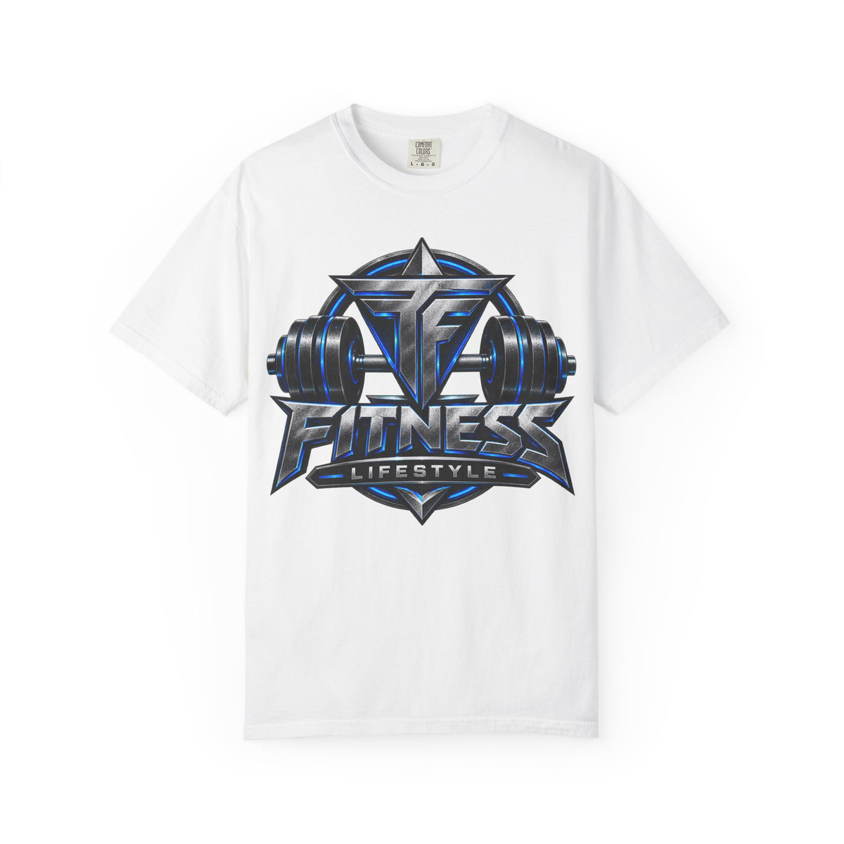 Fitness Lifestyle T-Shirt — Barbell Logo Gym Tee