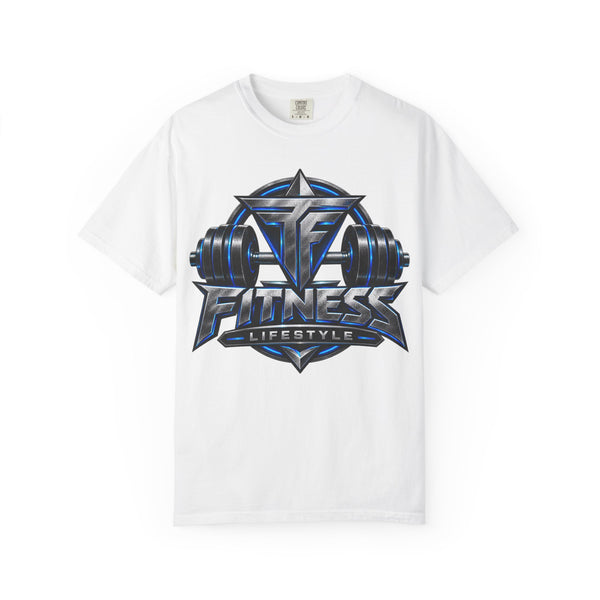 Fitness Lifestyle T-Shirt — Barbell Logo Gym Tee
