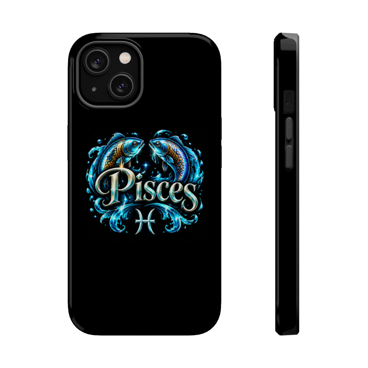 Pisces Magnetic Impact-Resistant Phone Case — Zodiac Fish Astrology Design