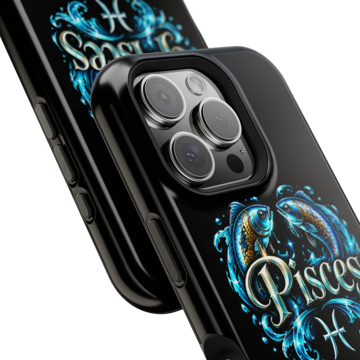 Pisces Magnetic Impact-Resistant Phone Case — Zodiac Fish Astrology Design