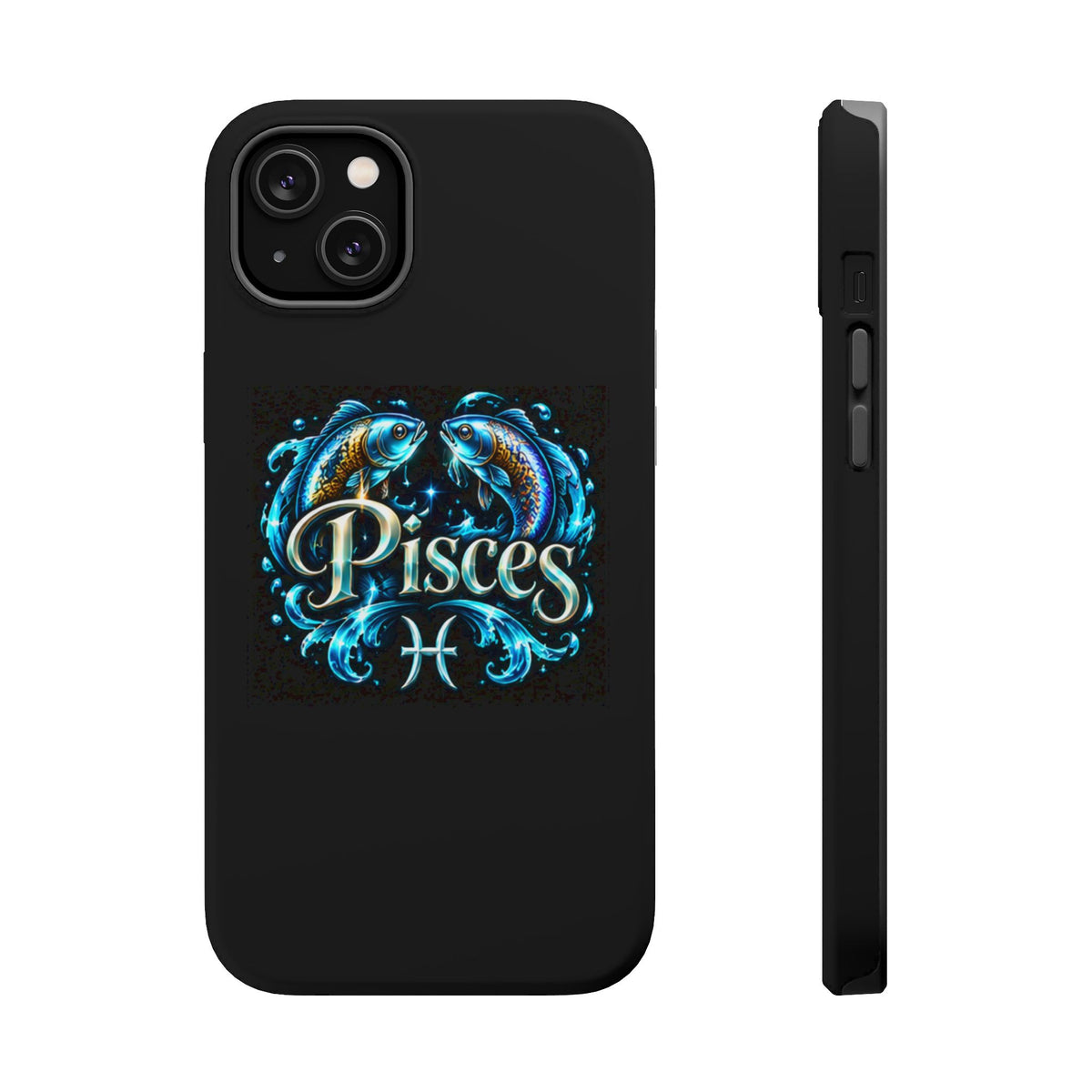 Pisces Magnetic Impact-Resistant Phone Case — Zodiac Fish Astrology Design