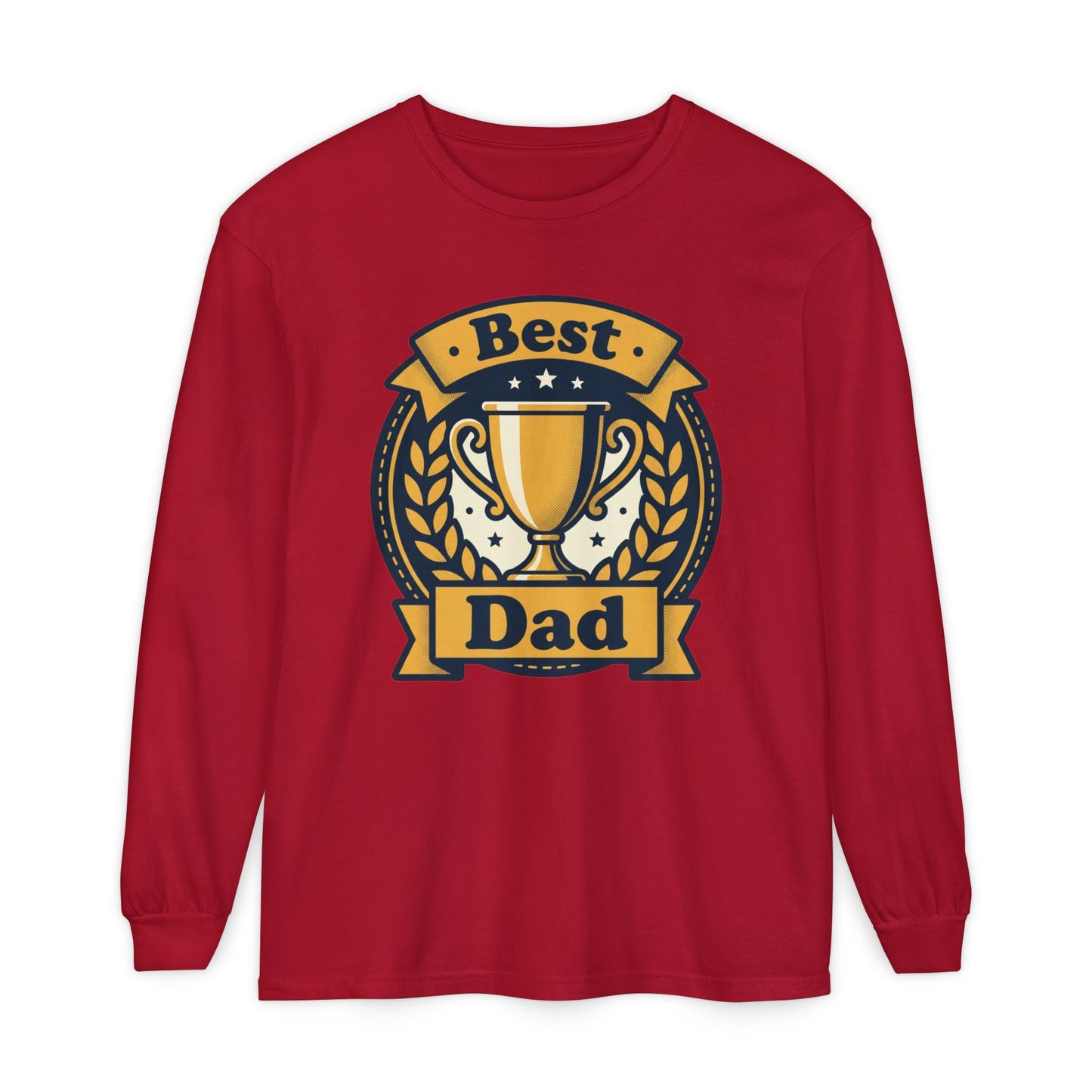 Best Dad Trophy Long Sleeve T-Shirt — Father’s Day Gift