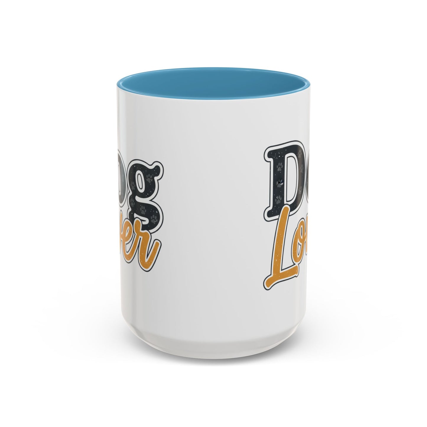 Dog Lover Accent Coffee Mug — 'Dog Lover' 11/15oz Ceramic Mug