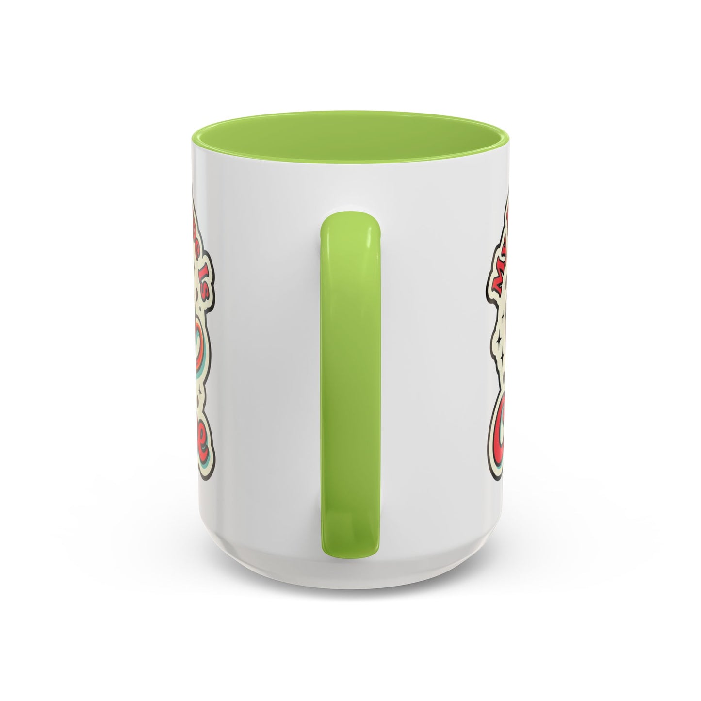 Coffee Mug - "My Blood Type Is Coffee" Accent Ceramic Mug (11oz & 15oz)