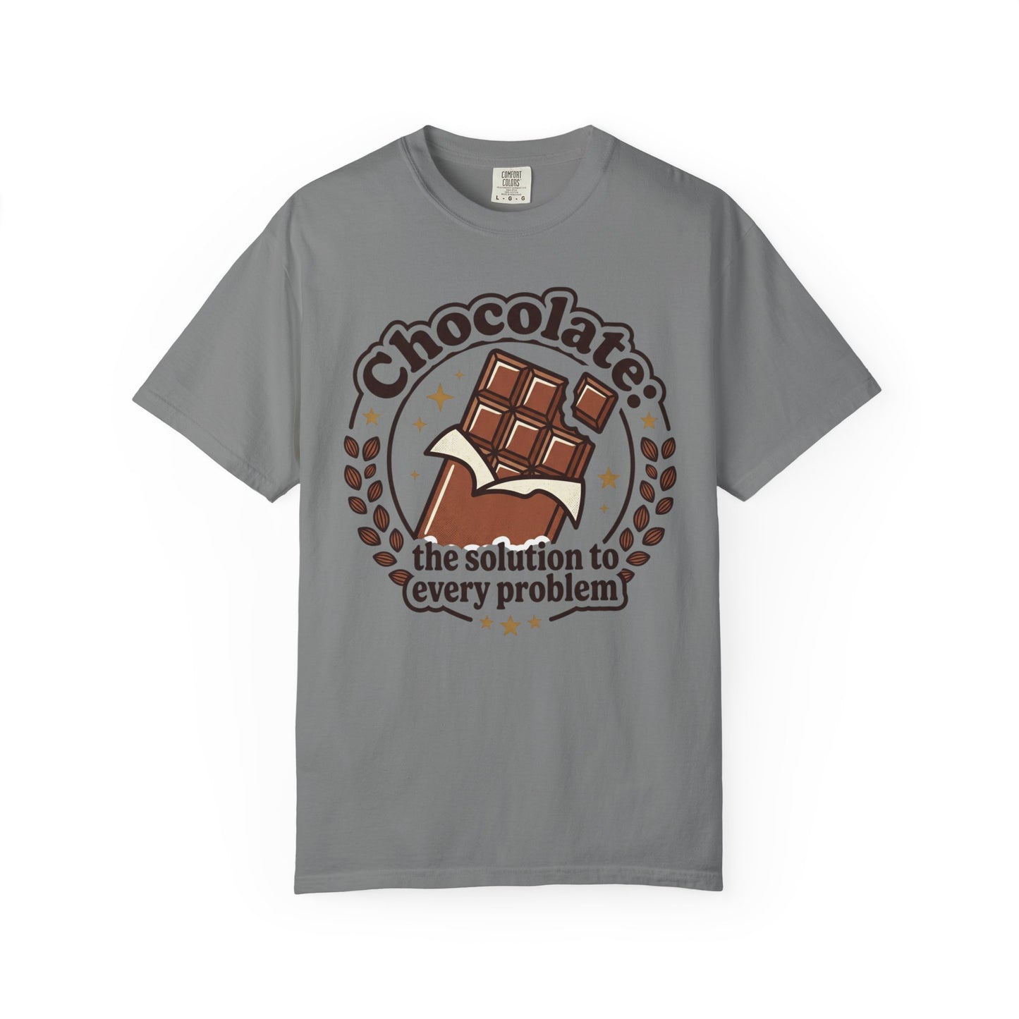 Chocolate the solution to every problem T-Shirt | Graphic Tee