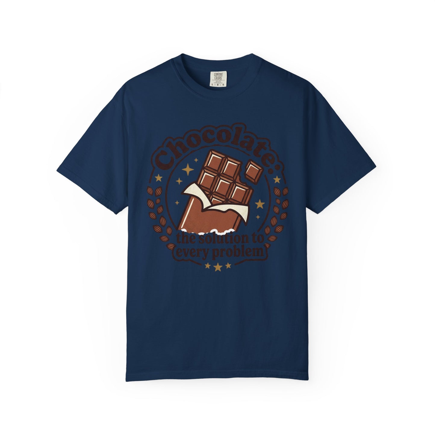 Chocolate the solution to every problem T-Shirt | Graphic Tee