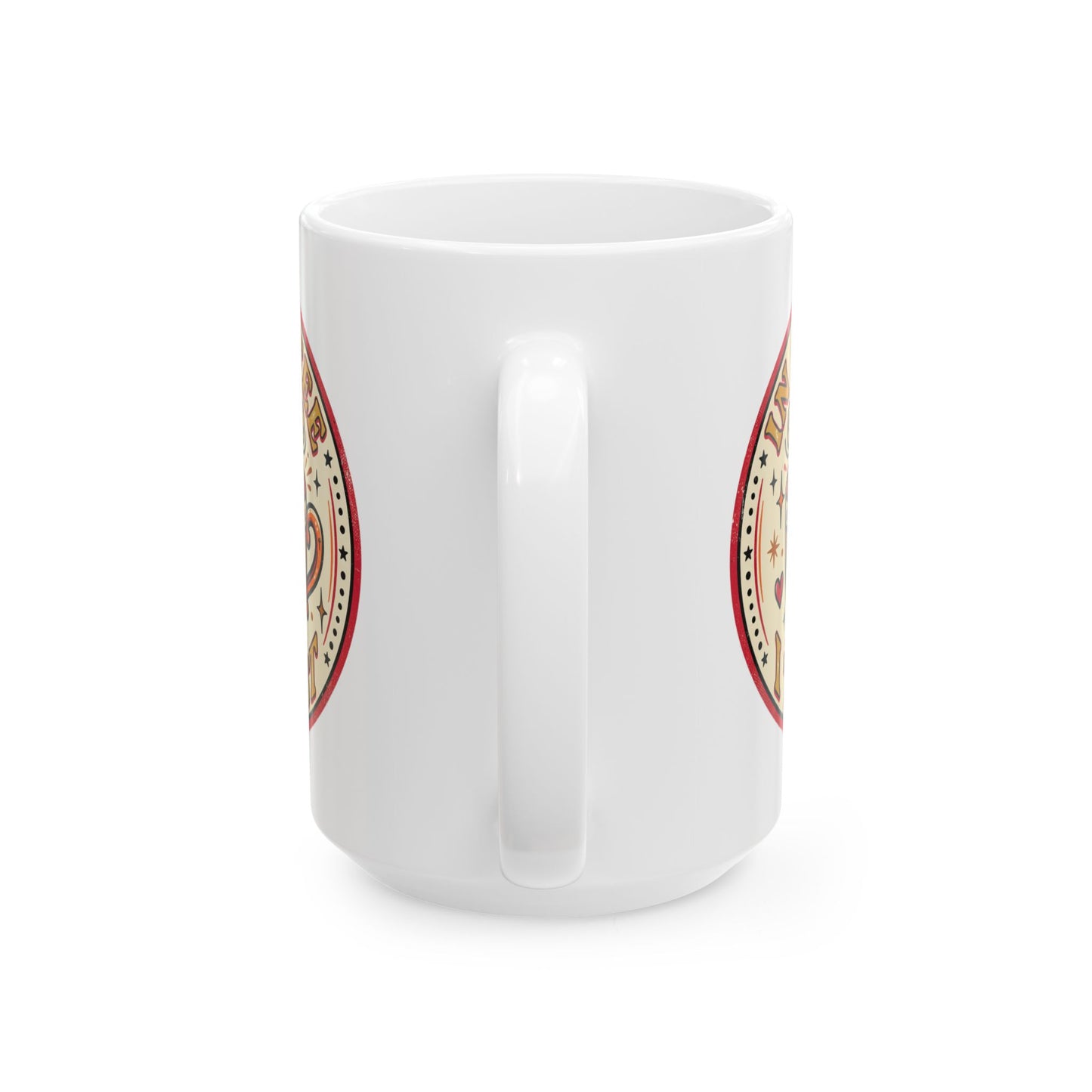Coffee Mug - "In Coffee We Trust" Retro Ceramic Mug (11oz, 15oz)