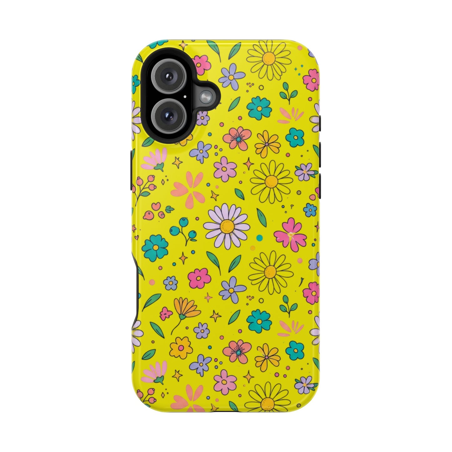 Floral Ditsy Phone Case — Magnetic Impact-Resistant Protective Cover