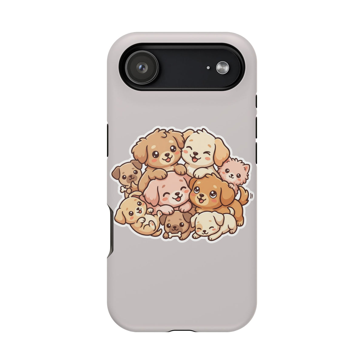 Cute Puppy Pile Magnetic Impact-Resistant Phone Case