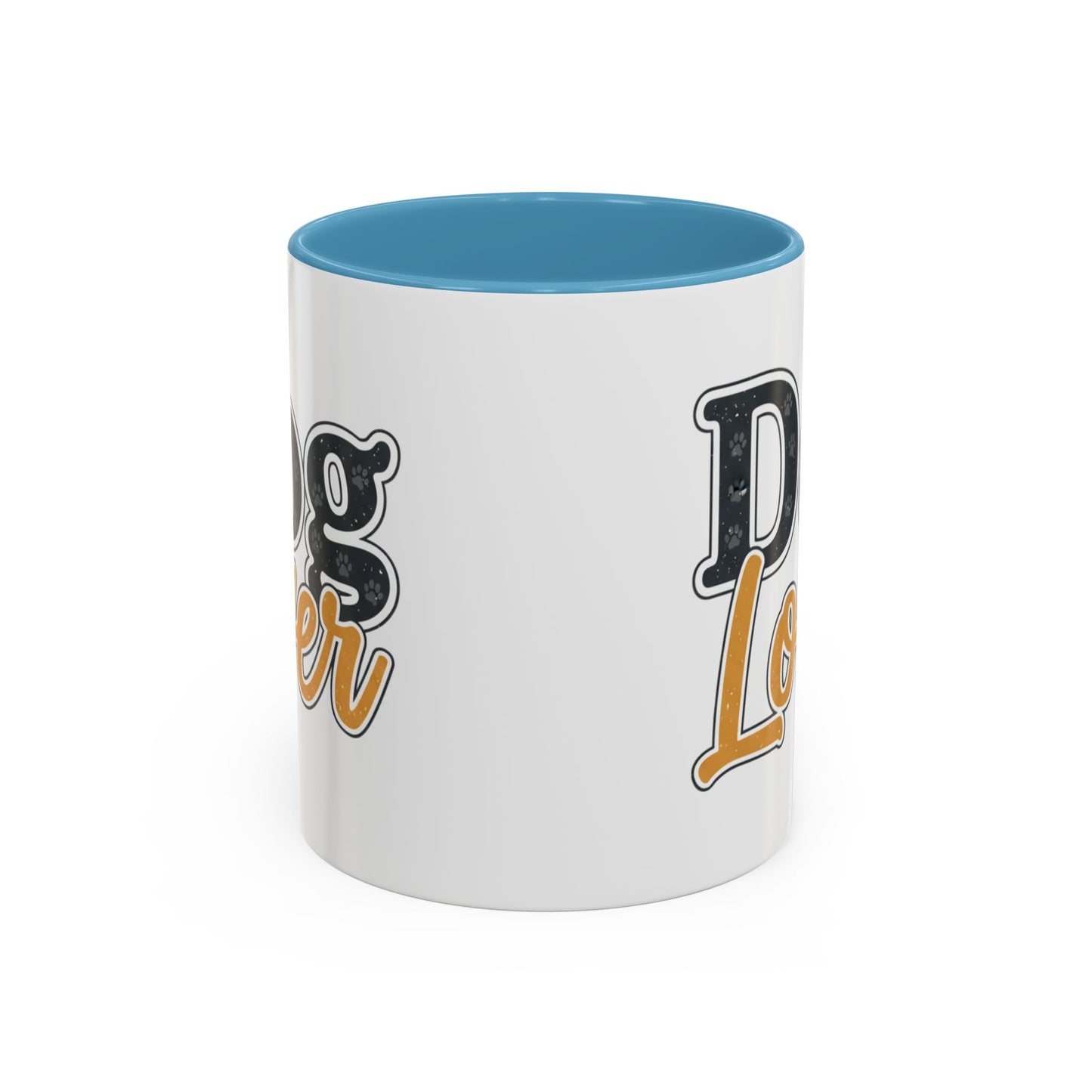 Dog Lover Accent Coffee Mug — 'Dog Lover' 11/15oz Ceramic Mug