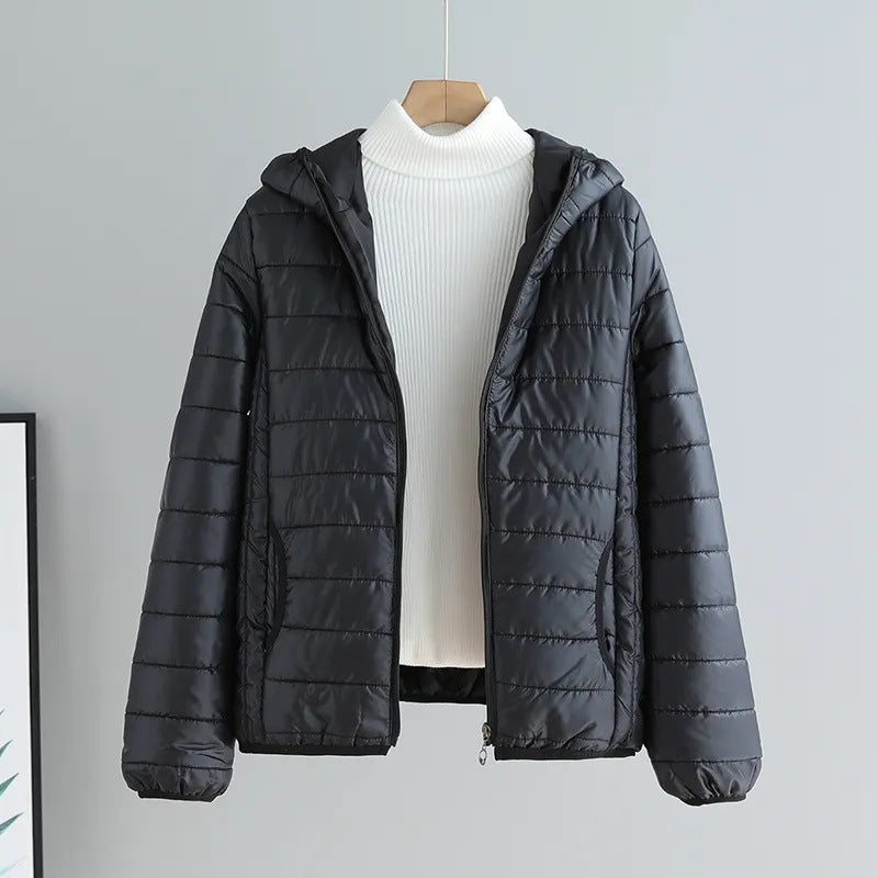 Women’s Fashionable Versatile Slimming Cotton-Padded Jacket