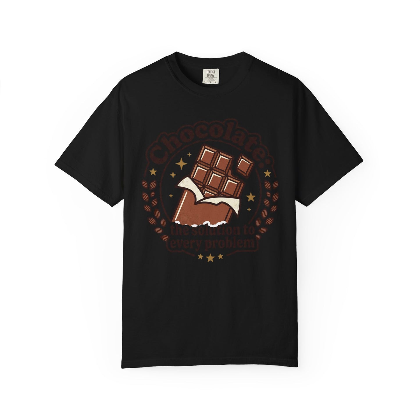 Chocolate the solution to every problem T-Shirt | Graphic Tee