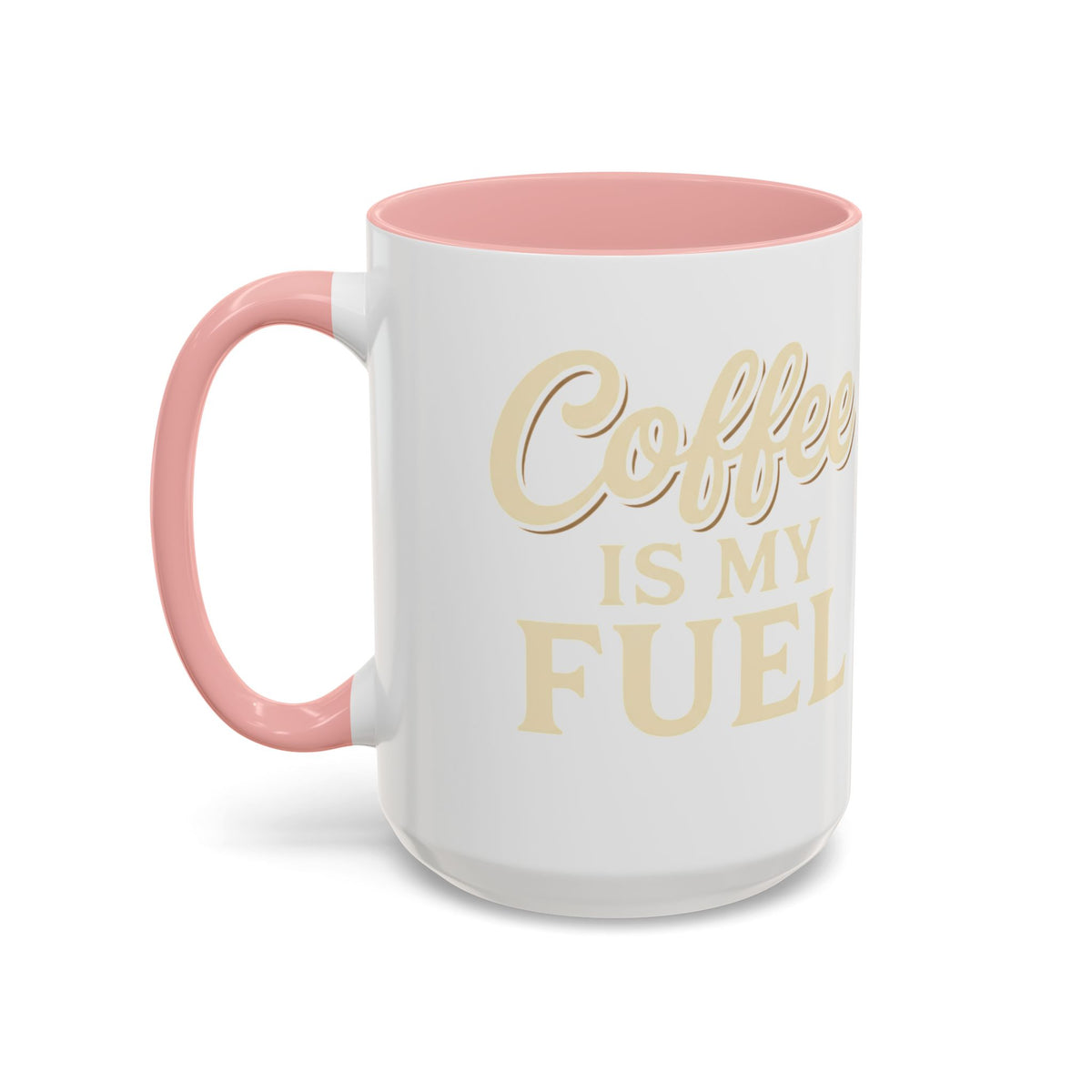 Coffee Is My Fuel Accent Coffee Mug — 11/15oz Ceramic Gift for Coffee Lovers
