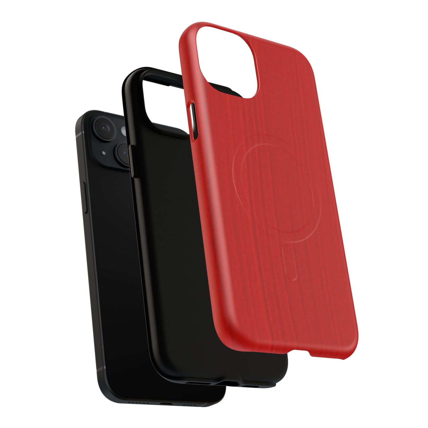 Red Magnetic Phone Case | Tough Magnetic Case, MagSafe Compatible