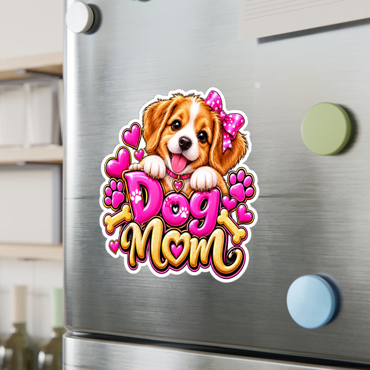Cute Dog Mom Vinyl Decal