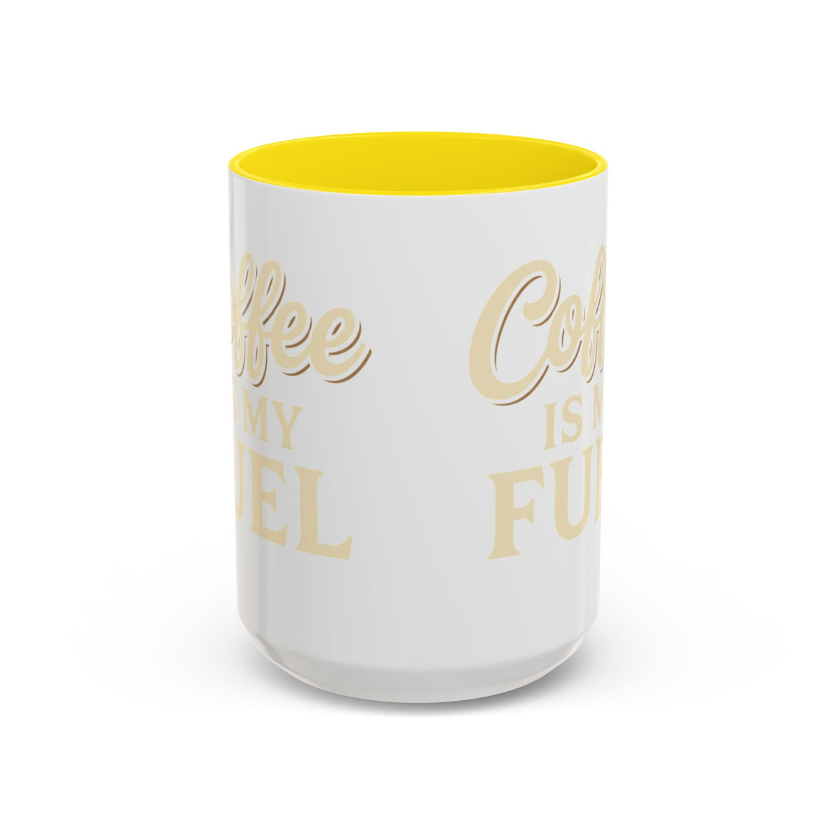 Coffee Is My Fuel Accent Coffee Mug — 11/15oz Ceramic Gift for Coffee Lovers