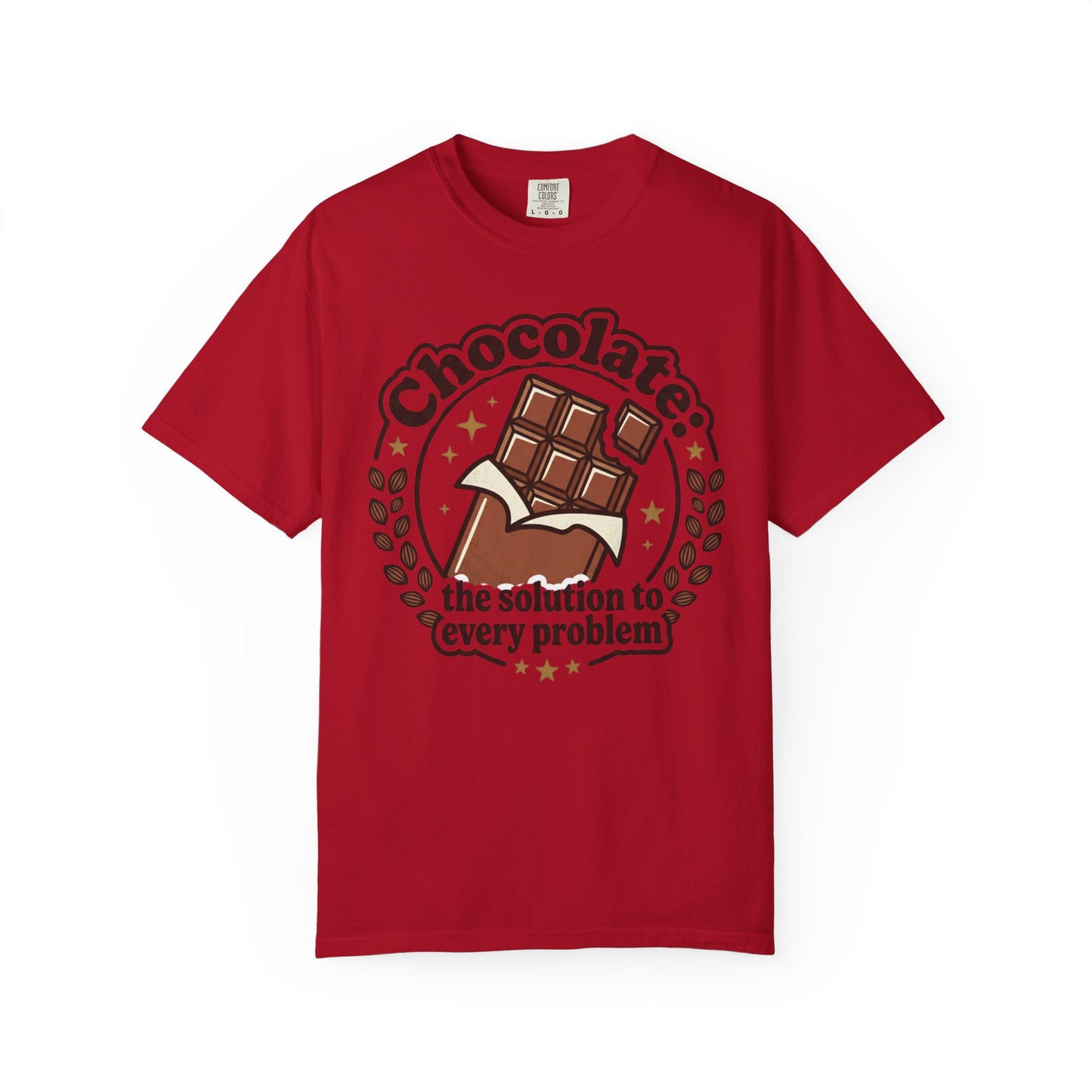 Chocolate the solution to every problem T-Shirt | Graphic Tee