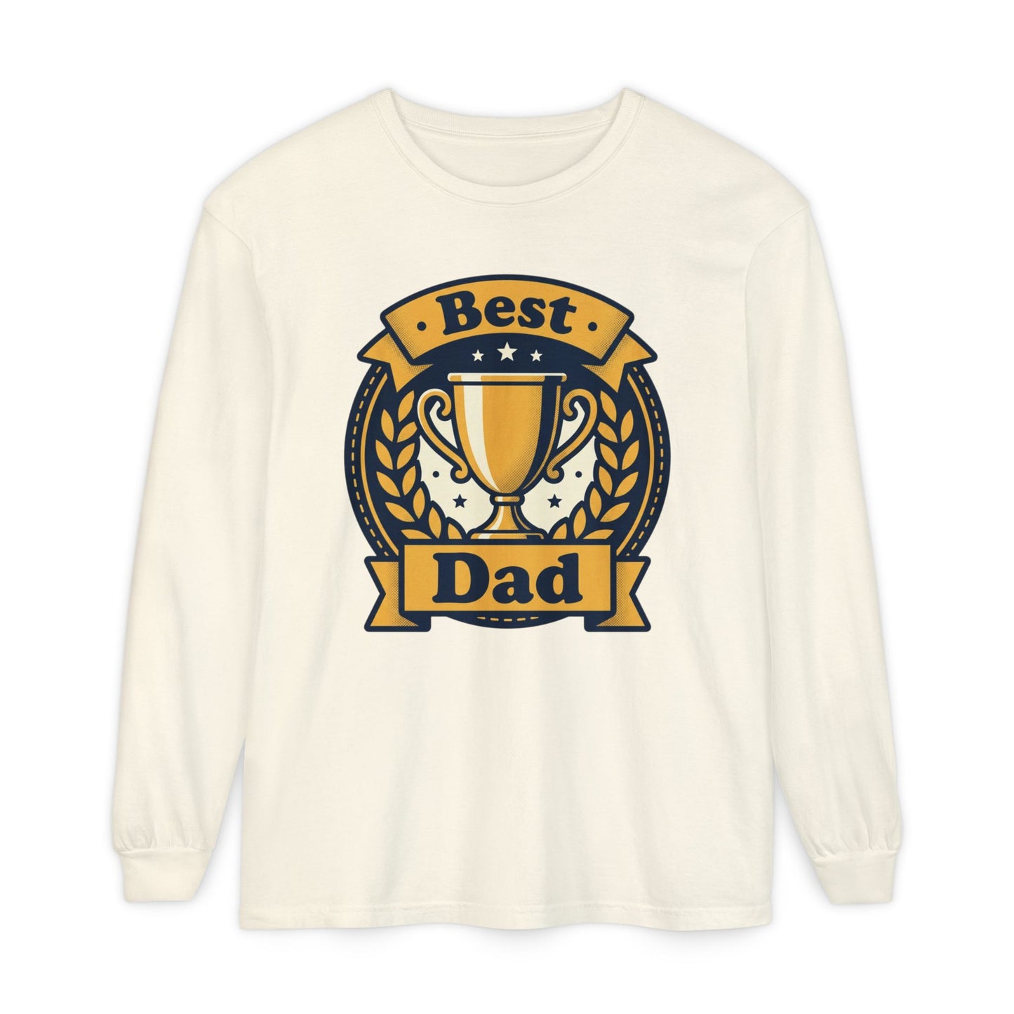 Best Dad Trophy Long Sleeve T-Shirt — Father’s Day Gift