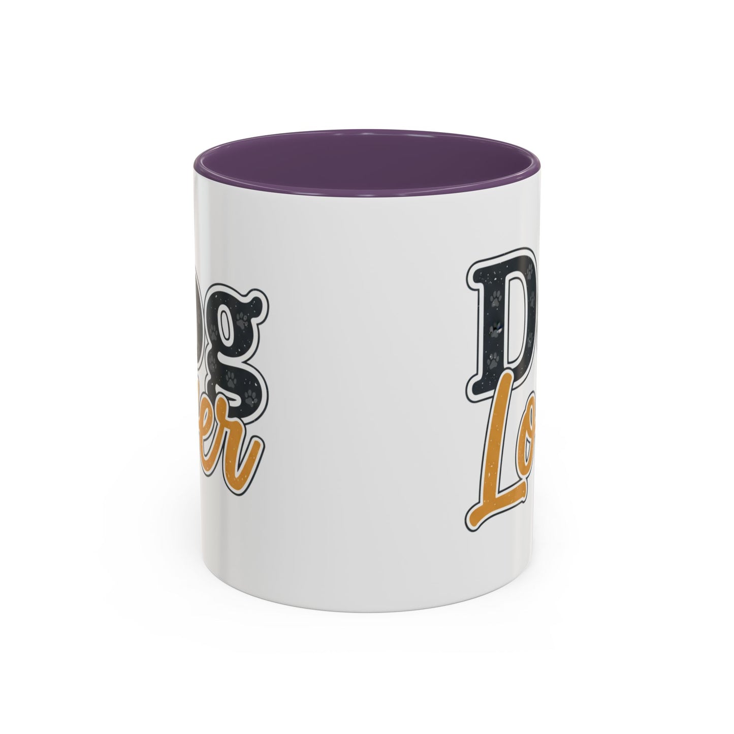 Dog Lover Accent Coffee Mug — 'Dog Lover' 11/15oz Ceramic Mug