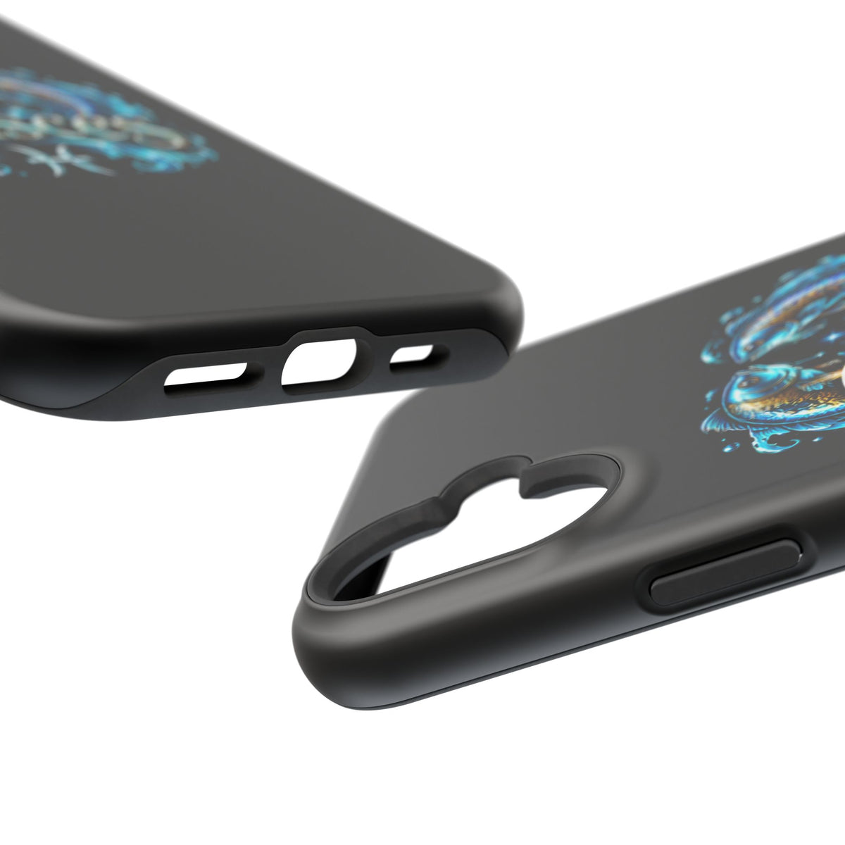 Pisces Magnetic Impact-Resistant Phone Case — Zodiac Fish Astrology Design