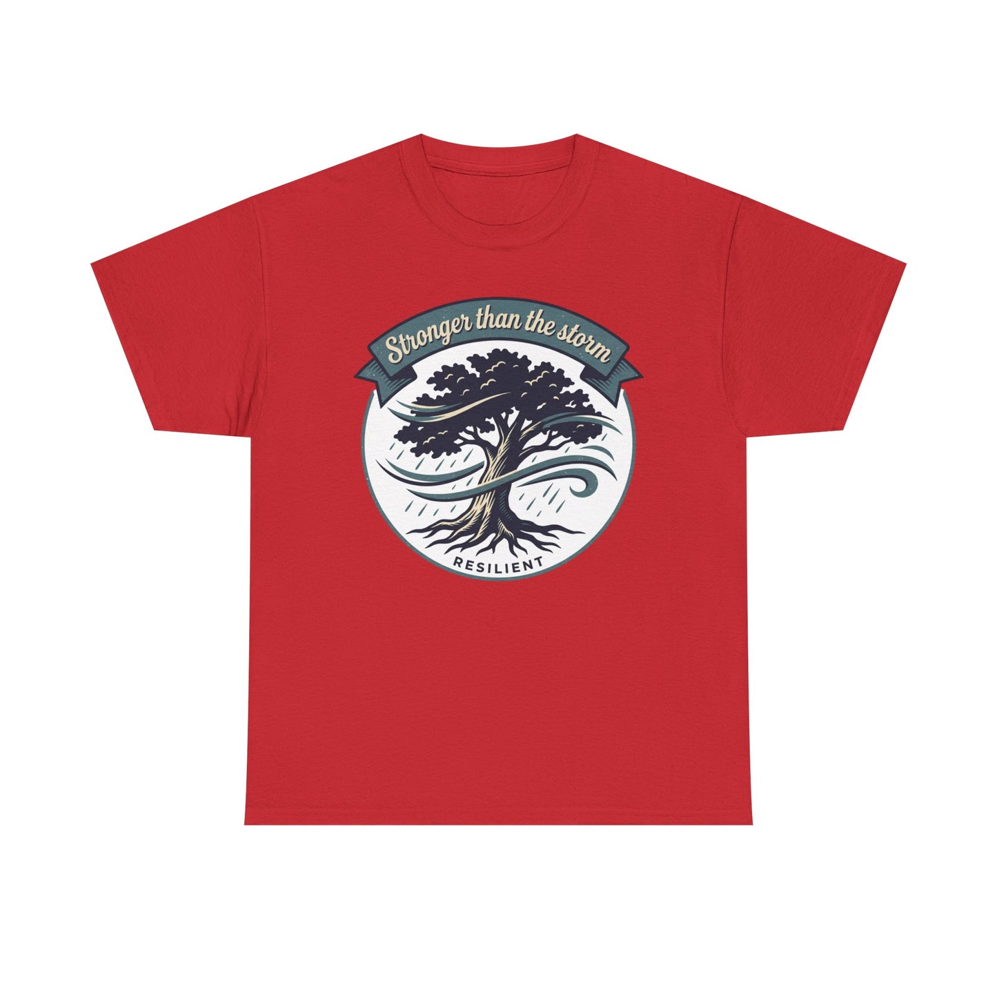 Resilient Tree T‑Shirt — "Stronger Than the Storm" Inspirational Tee
