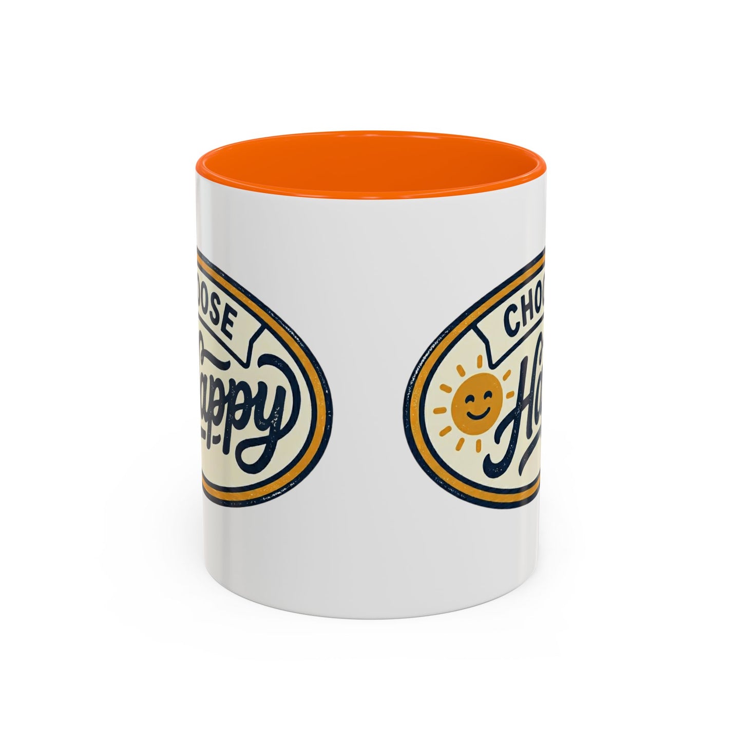 Choose Happy Coffee Mug — Inspirational Ceramic Accent Mug (11/15oz)