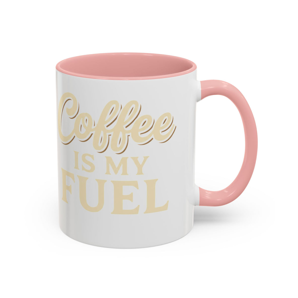 Coffee Is My Fuel Accent Coffee Mug — 11/15oz Ceramic Gift for Coffee Lovers