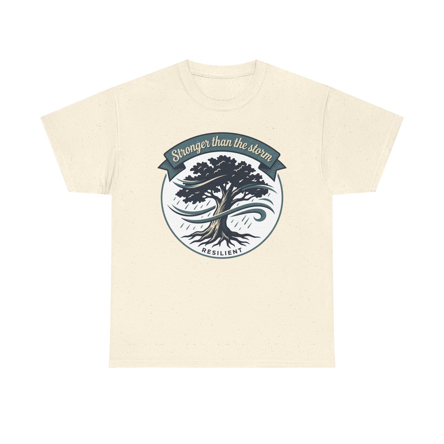 Resilient Tree T‑Shirt — "Stronger Than the Storm" Inspirational Tee