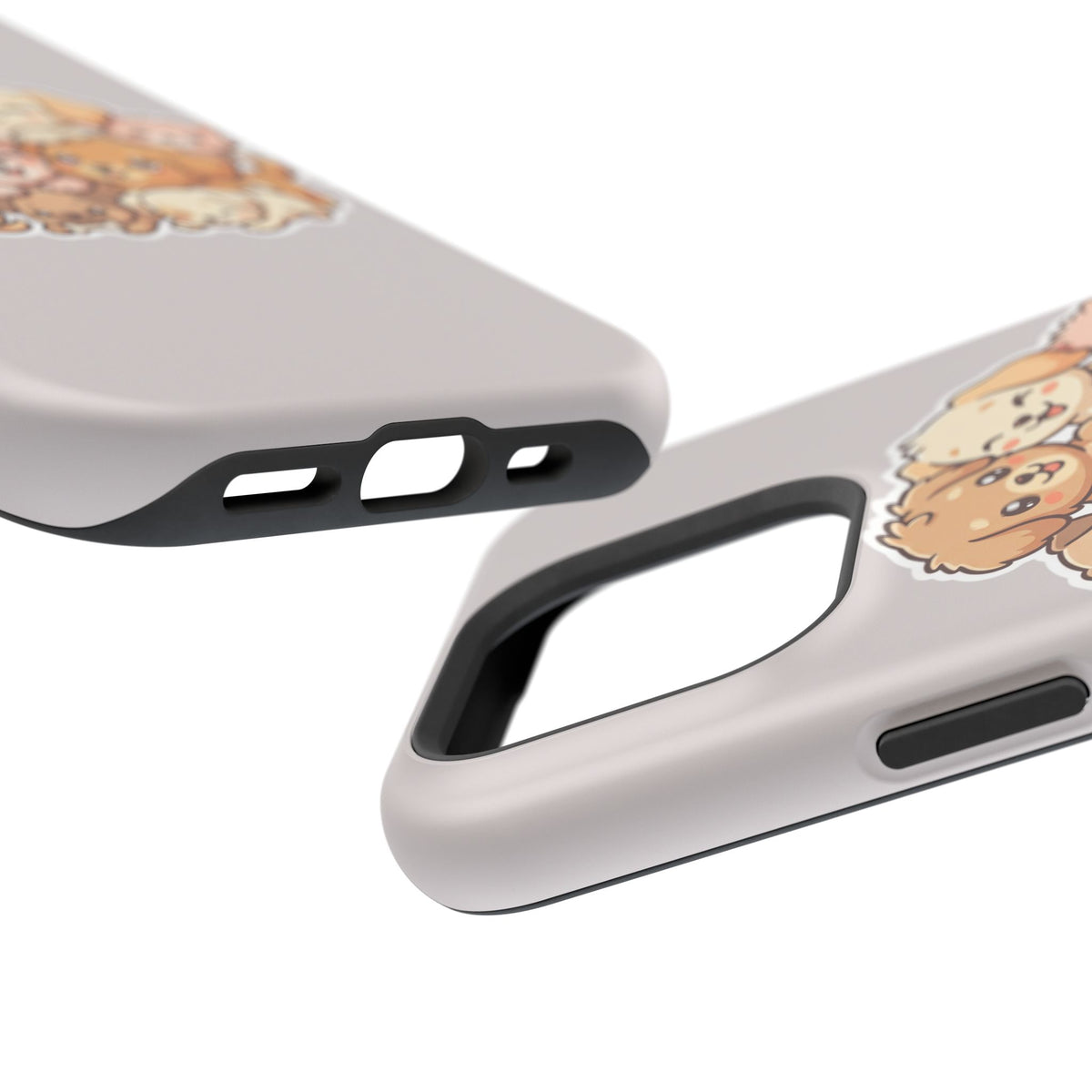 Cute Puppy Pile Magnetic Impact-Resistant Phone Case