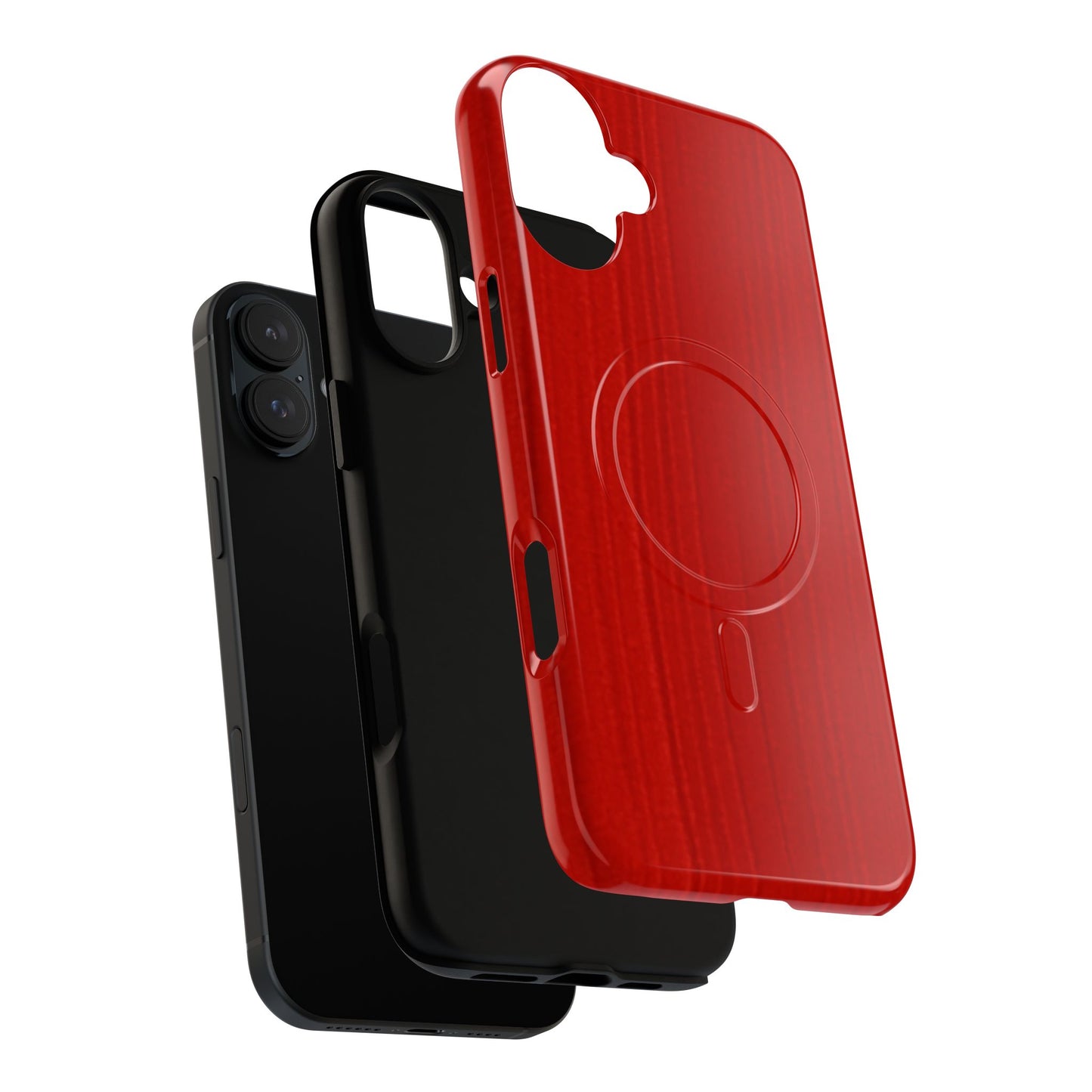 Red Magnetic Phone Case | Tough Magnetic Case, MagSafe Compatible